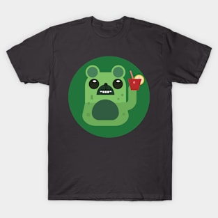 Zombie Bear with Mojito T-Shirt